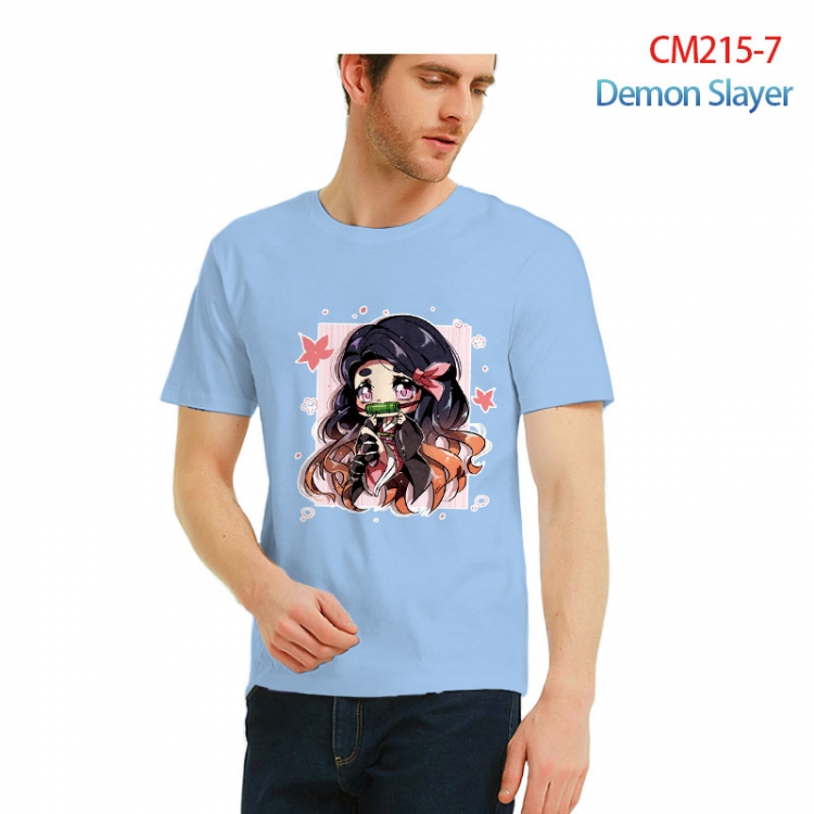 Demon Slayer Kimets  Printed short-sleeved cotton T-shirt from S to 3XL   CM215-7