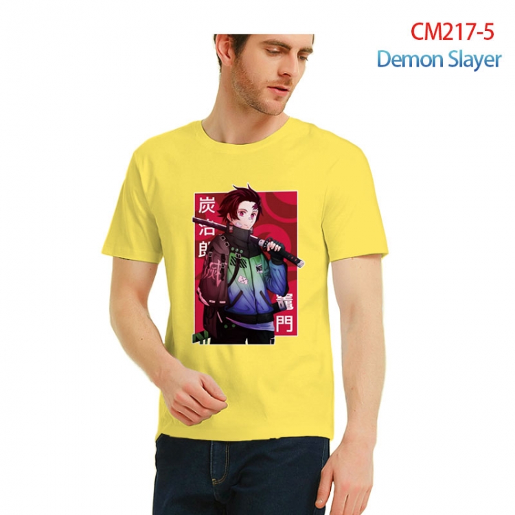 Demon Slayer Kimets  Printed short-sleeved cotton T-shirt from S to 3XL  CM217-5