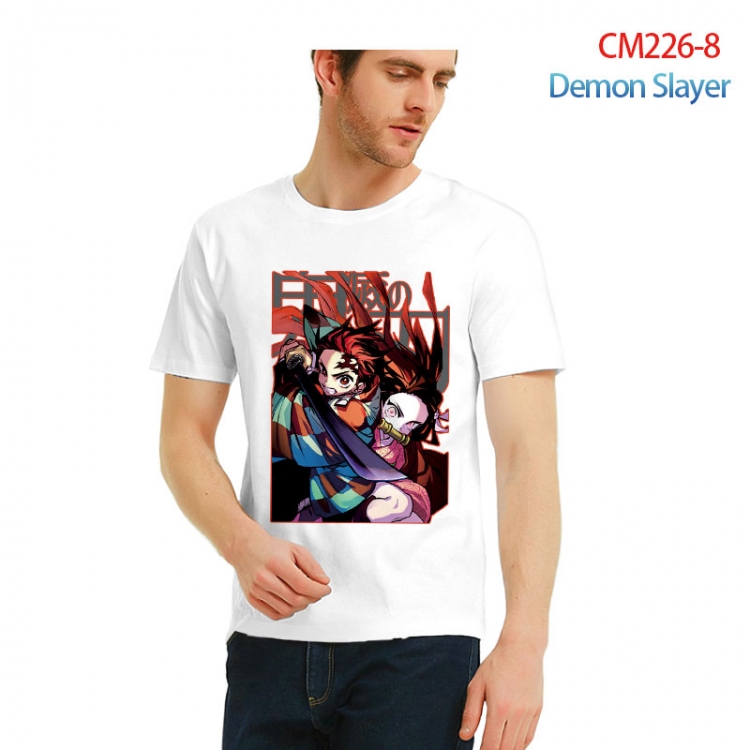 Demon Slayer Kimets  Printed short-sleeved cotton T-shirt from S to 3XL  CM226-8