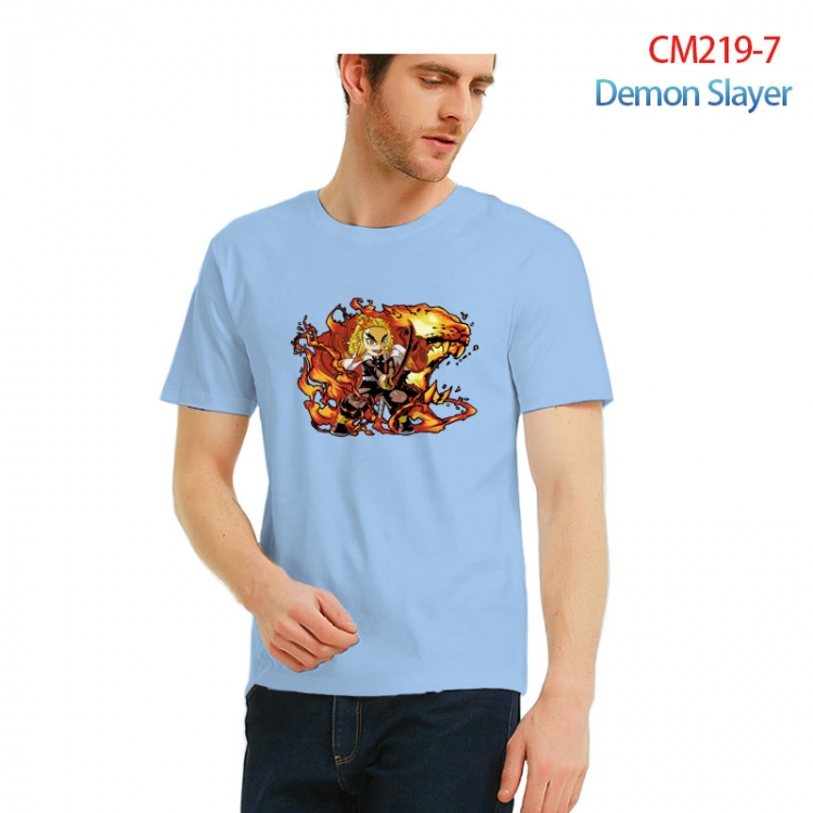 Demon Slayer Kimets  Printed short-sleeved cotton T-shirt from S to 3XL  CM219-7