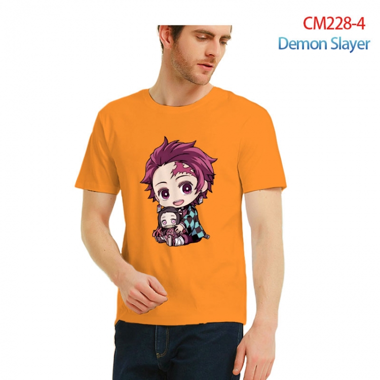 Demon Slayer Kimets  Printed short-sleeved cotton T-shirt from S to 3XL  CM228-4