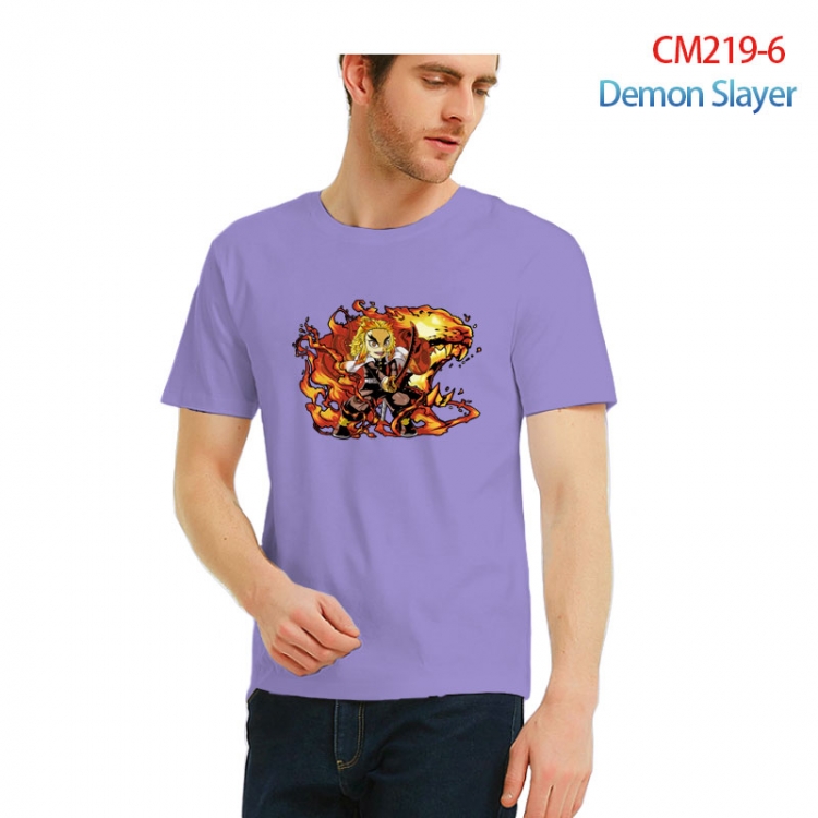 Demon Slayer Kimets  Printed short-sleeved cotton T-shirt from S to 3XL   CM219-6