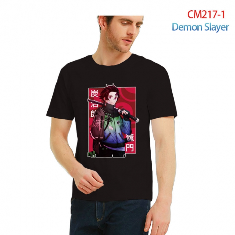 Demon Slayer Kimets  Printed short-sleeved cotton T-shirt from S to 3XL   CM217-1