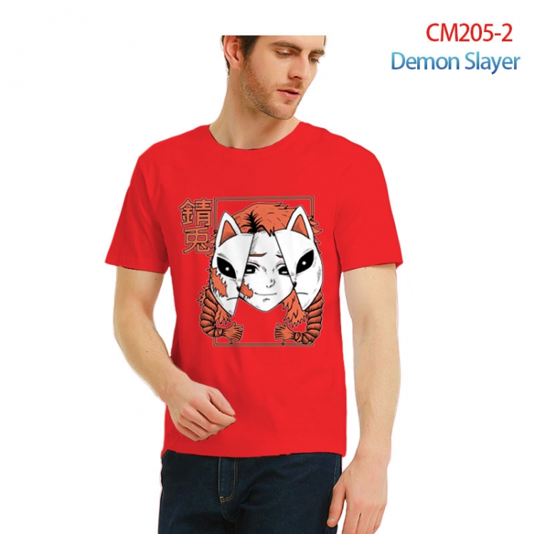 Demon Slayer Kimets  Printed short-sleeved cotton T-shirt from S to 3XL  CM205-2