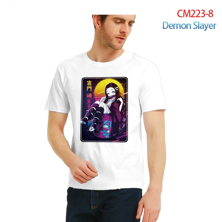 Demon Slayer Kimets  Printed short-sleeved cotton T-shirt from S to 3XL  CM223-8