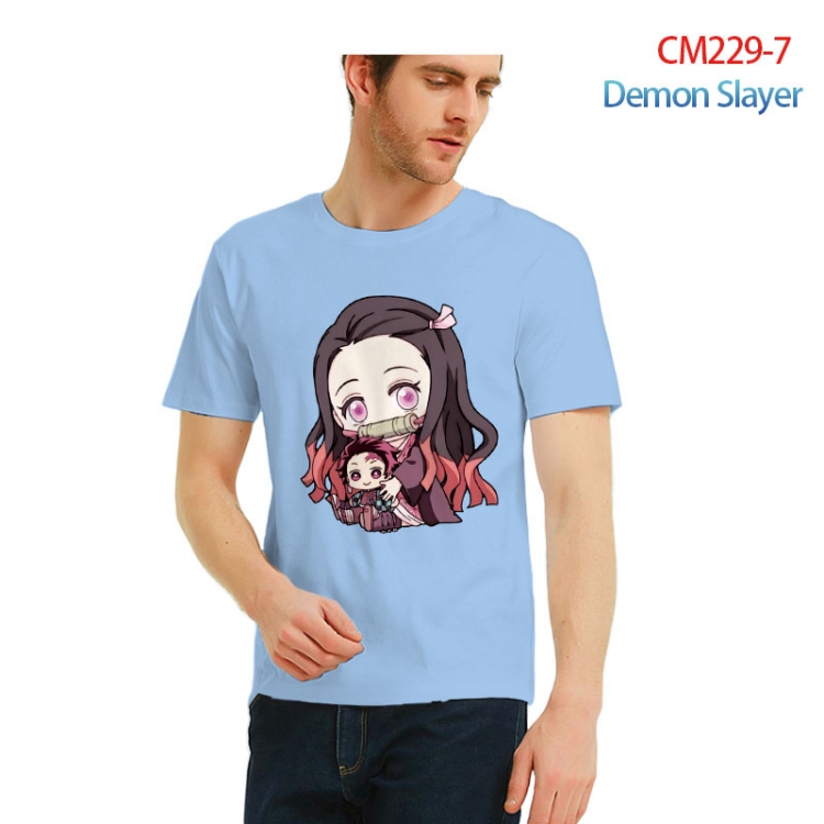 Demon Slayer Kimets  Printed short-sleeved cotton T-shirt from S to 3XL  CM229-7