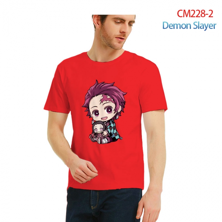 Demon Slayer Kimets  Printed short-sleeved cotton T-shirt from S to 3XL CM228-2