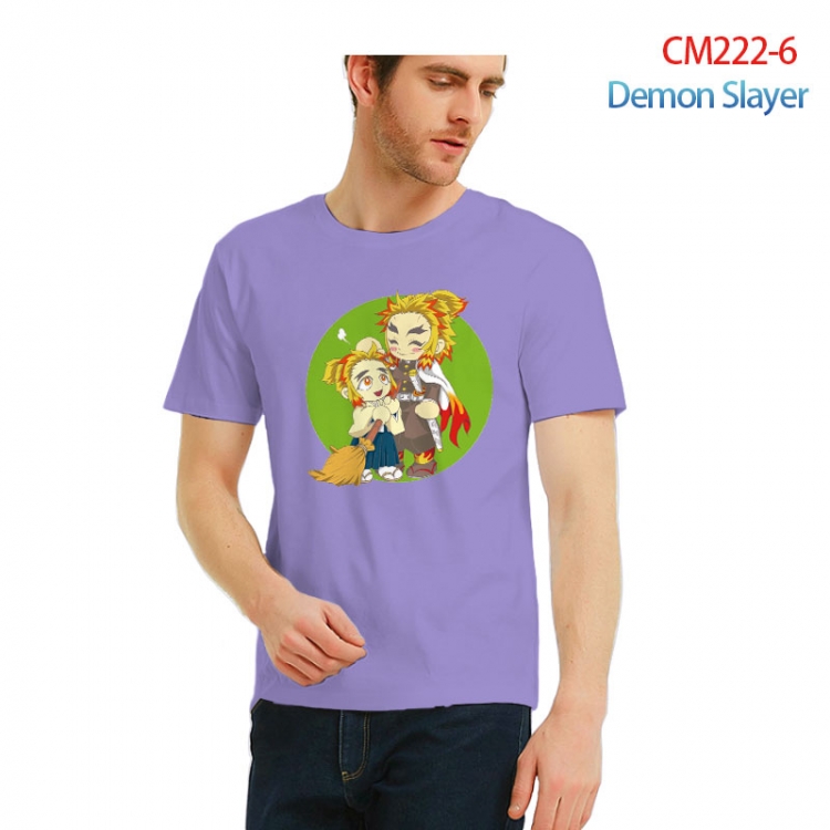 Demon Slayer Kimets  Printed short-sleeved cotton T-shirt from S to 3XL   CM222-6