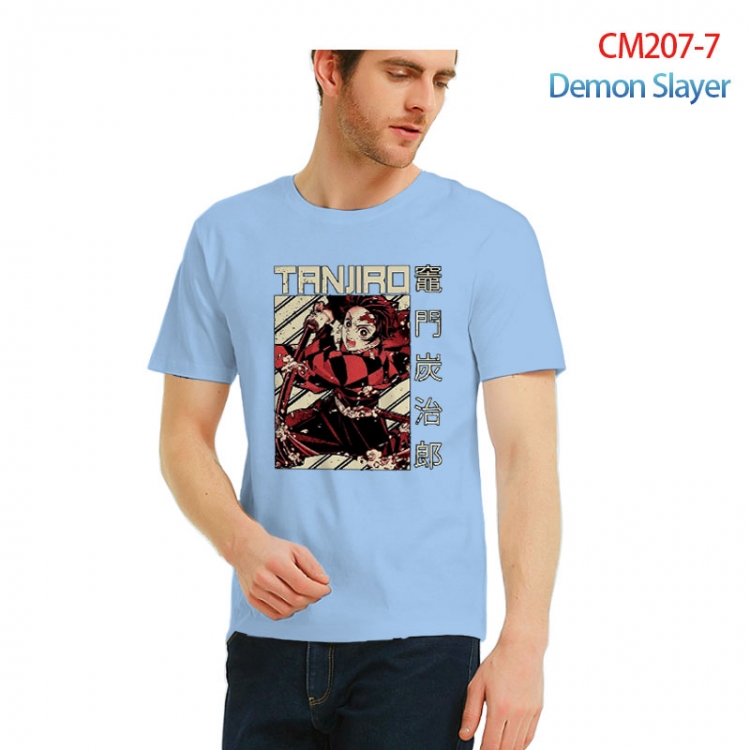 Demon Slayer Kimets  Printed short-sleeved cotton T-shirt from S to 3XL  CM207-7