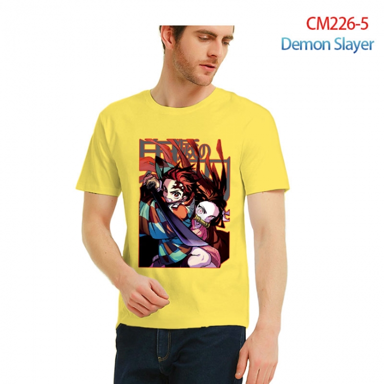 Demon Slayer Kimets Printed short-sleeved cotton T-shirt from S to 3XL  CM226-5