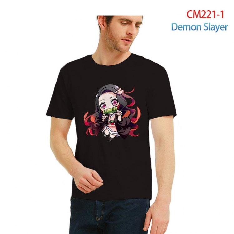 Demon Slayer Kimets Printed short-sleeved cotton T-shirt from S to 3XL  CM221-1