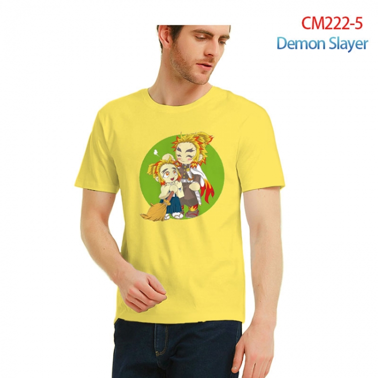 Demon Slayer Kimets Printed short-sleeved cotton T-shirt from S to 3XL  CM222-5