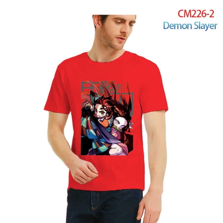 Demon Slayer Kimets Printed short-sleeved cotton T-shirt from S to 3XL  CM226-2