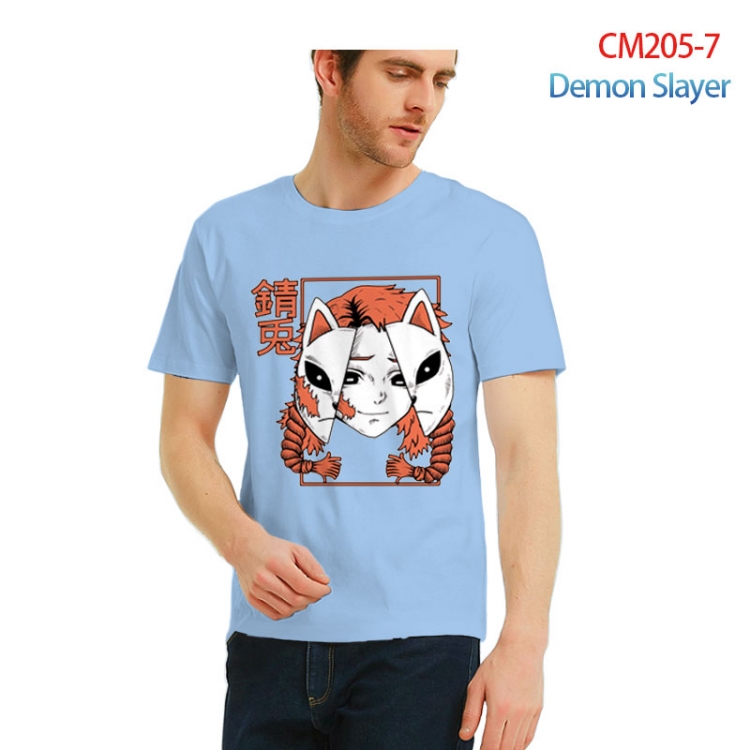 Demon Slayer Kimets Printed short-sleeved cotton T-shirt from S to 3XL  CM205-7