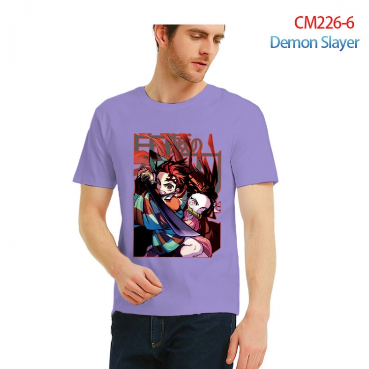 Demon Slayer Kimets Printed short-sleeved cotton T-shirt from S to 3XL  CM226-6