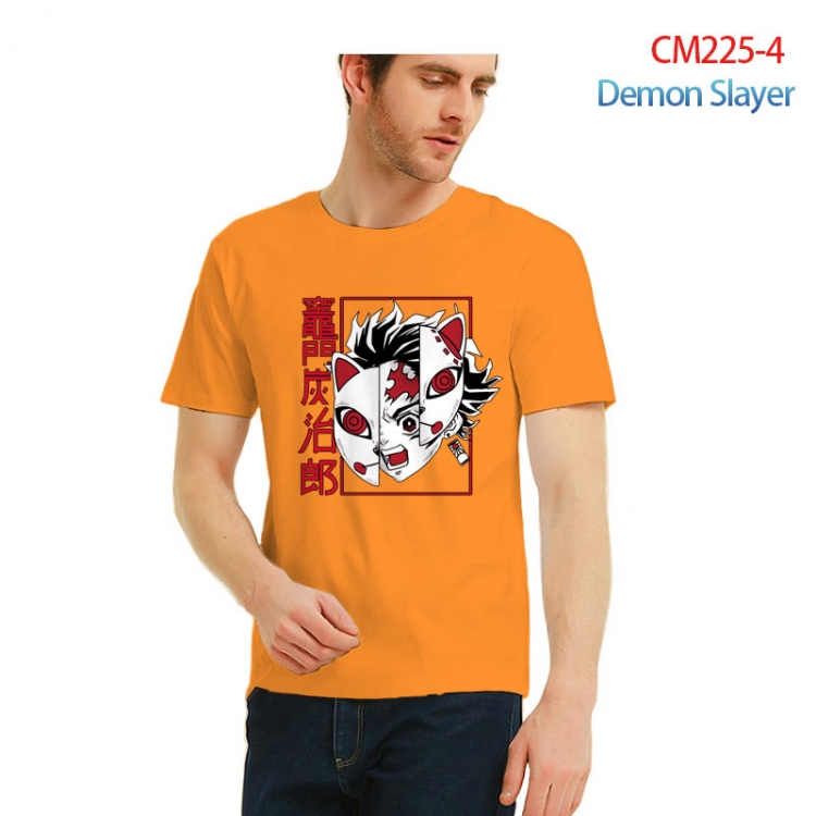 Demon Slayer Kimets Printed short-sleeved cotton T-shirt from S to 3XL   CM225-4