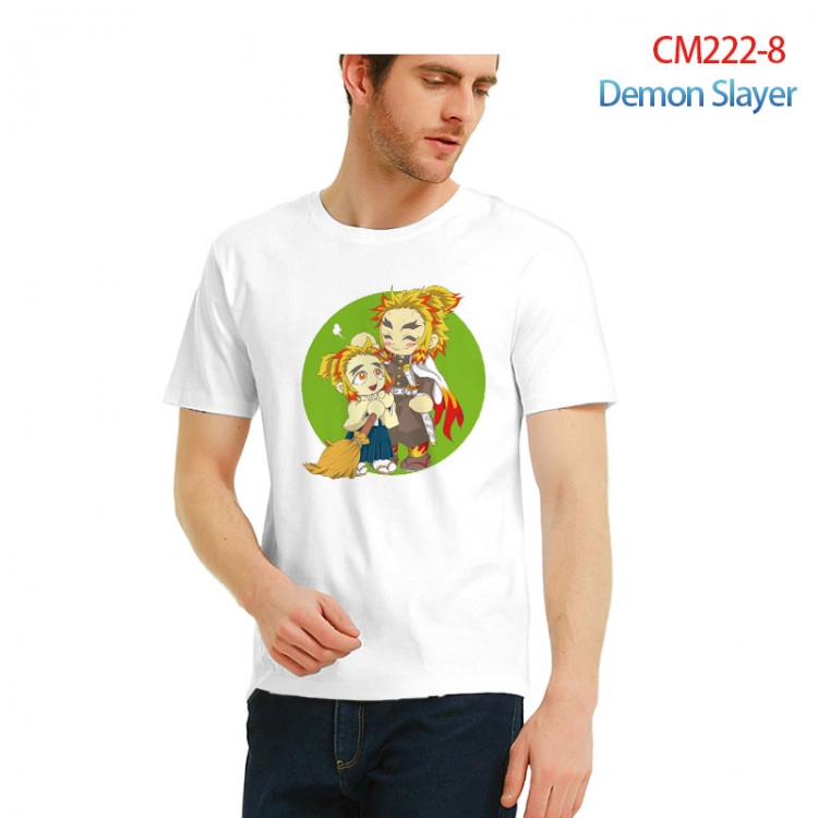 Demon Slayer Kimets Printed short-sleeved cotton T-shirt from S to 3XL  CM222-8