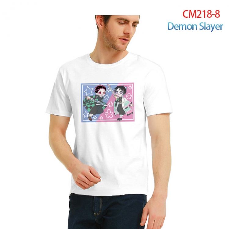 Demon Slayer Kimets Printed short-sleeved cotton T-shirt from S to 3XL  CM218-8