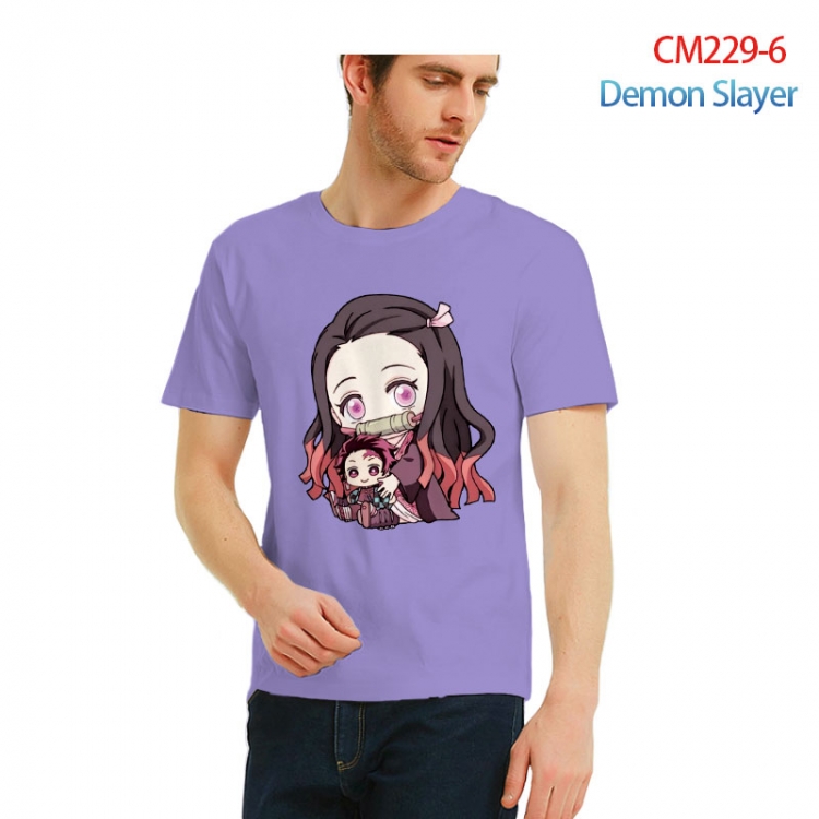 Demon Slayer Kimets Printed short-sleeved cotton T-shirt from S to 3XL  CM229-6