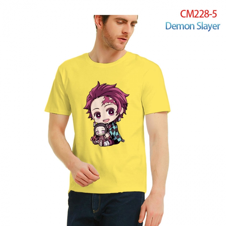 Demon Slayer Kimets Printed short-sleeved cotton T-shirt from S to 3XL  CM228-5