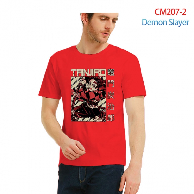 Demon Slayer Kimets Printed short-sleeved cotton T-shirt from S to 3XL  CM207-2