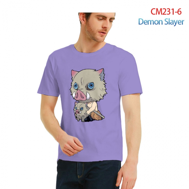 Demon Slayer Kimets Printed short-sleeved cotton T-shirt from S to 3XL  CM231-6