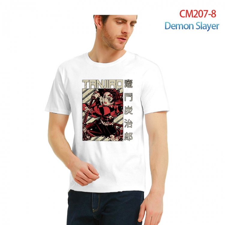 Demon Slayer Kimets Printed short-sleeved cotton T-shirt from S to 3XL  CM207-8