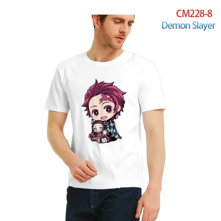 Demon Slayer Kimets Printed short-sleeved cotton T-shirt from S to 3XL  CM228-8
