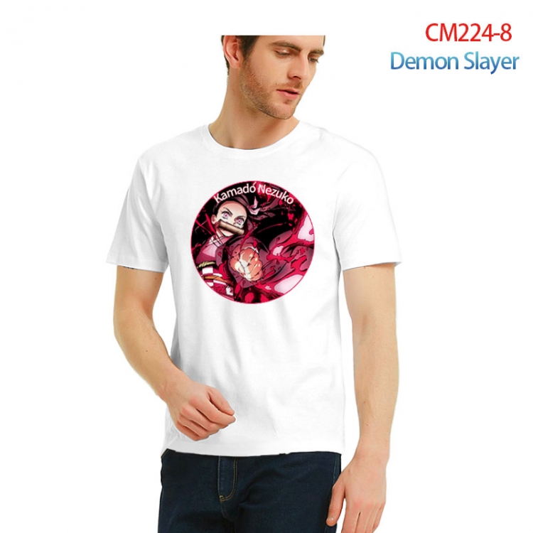 Demon Slayer Kimets Printed short-sleeved cotton T-shirt from S to 3XL  CM224-8