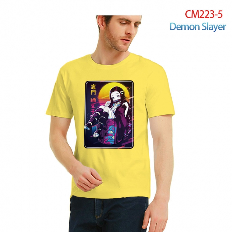 Demon Slayer Kimets Printed short-sleeved cotton T-shirt from S to 3XL  CM223-5