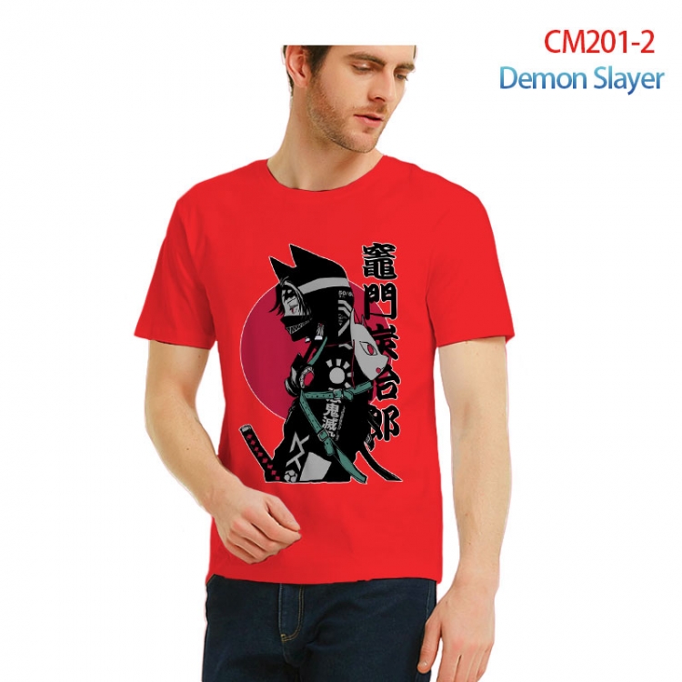 Demon Slayer Kimets Printed short-sleeved cotton T-shirt from S to 3XL  CM201-2