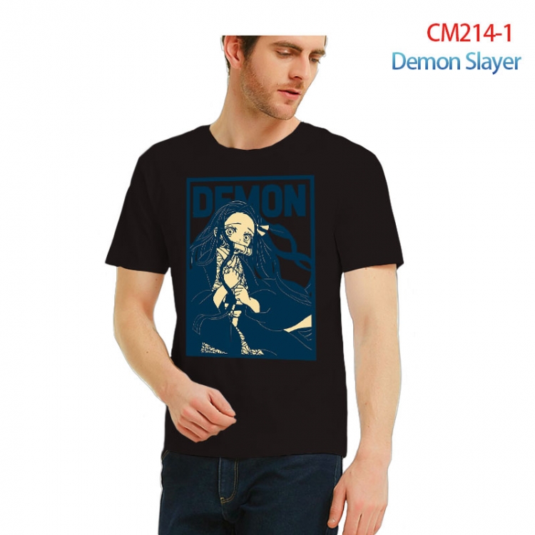 Demon Slayer Kimets Printed short-sleeved cotton T-shirt from S to 3XL  CM214-1