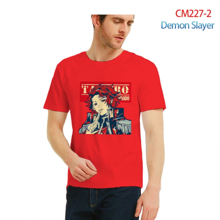 Demon Slayer Kimets Printed short-sleeved cotton T-shirt from S to 3XL  CM227-2