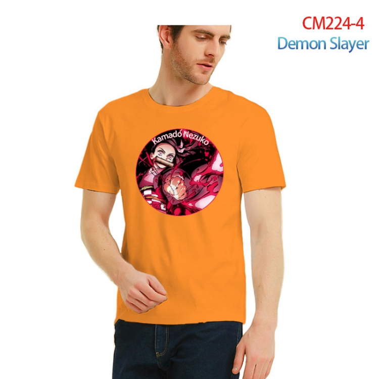 Demon Slayer Kimets Printed short-sleeved cotton T-shirt from S to 3XL  CM224-4