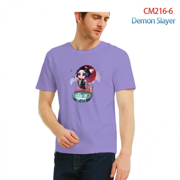 Demon Slayer Kimets Printed short-sleeved cotton T-shirt from S to 3XL  CM216-6