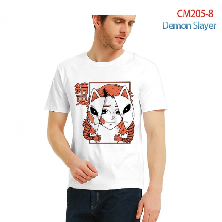 Demon Slayer Kimets Printed short-sleeved cotton T-shirt from S to 3XL   CM205-8