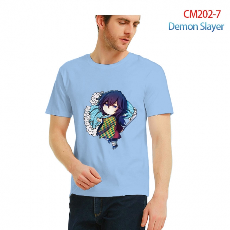 Demon Slayer Kimets Printed short-sleeved cotton T-shirt from S to 3XL  CM202-7