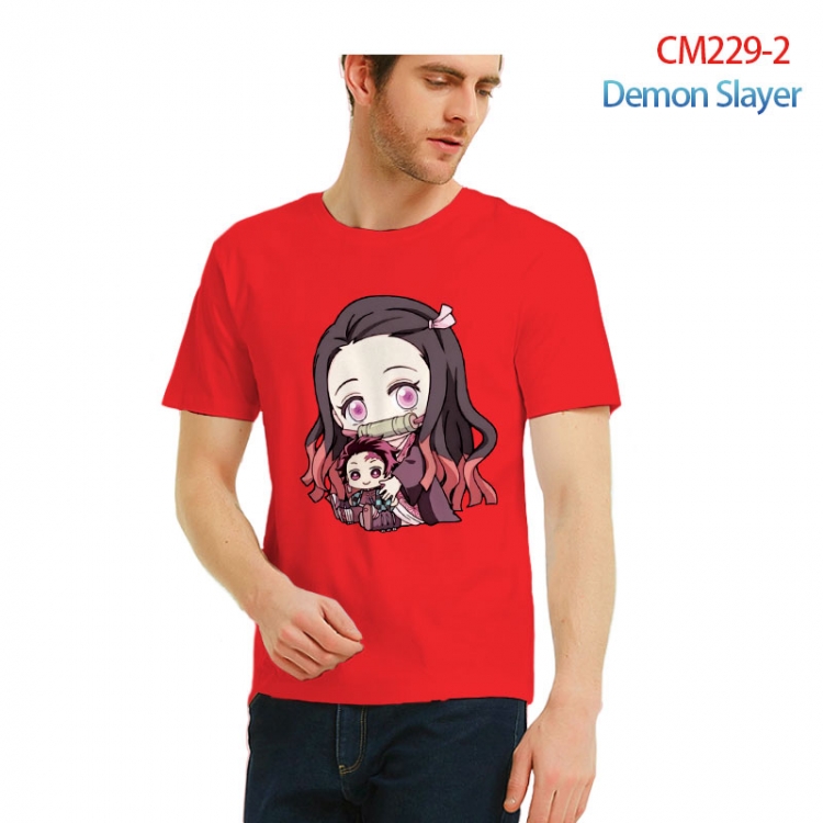 Demon Slayer Kimets Printed short-sleeved cotton T-shirt from S to 3XL  CM229-2