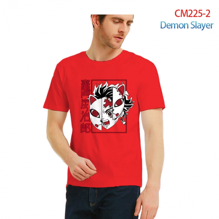 Demon Slayer Kimets Printed short-sleeved cotton T-shirt from S to 3XL  CM225-2