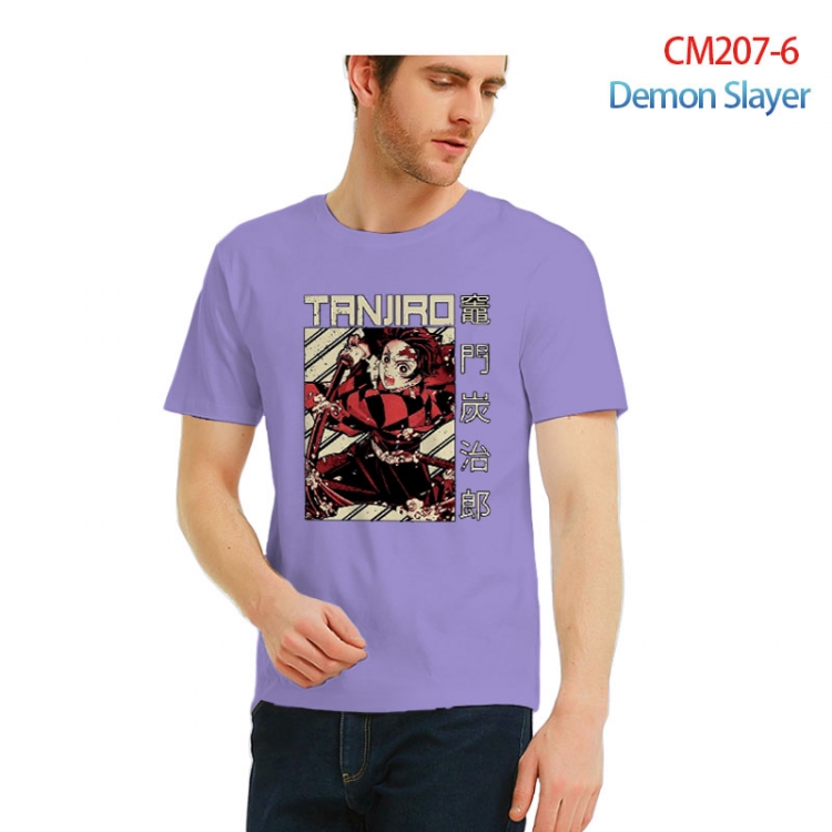 Demon Slayer Kimets Printed short-sleeved cotton T-shirt from S to 3XL  CM207-6