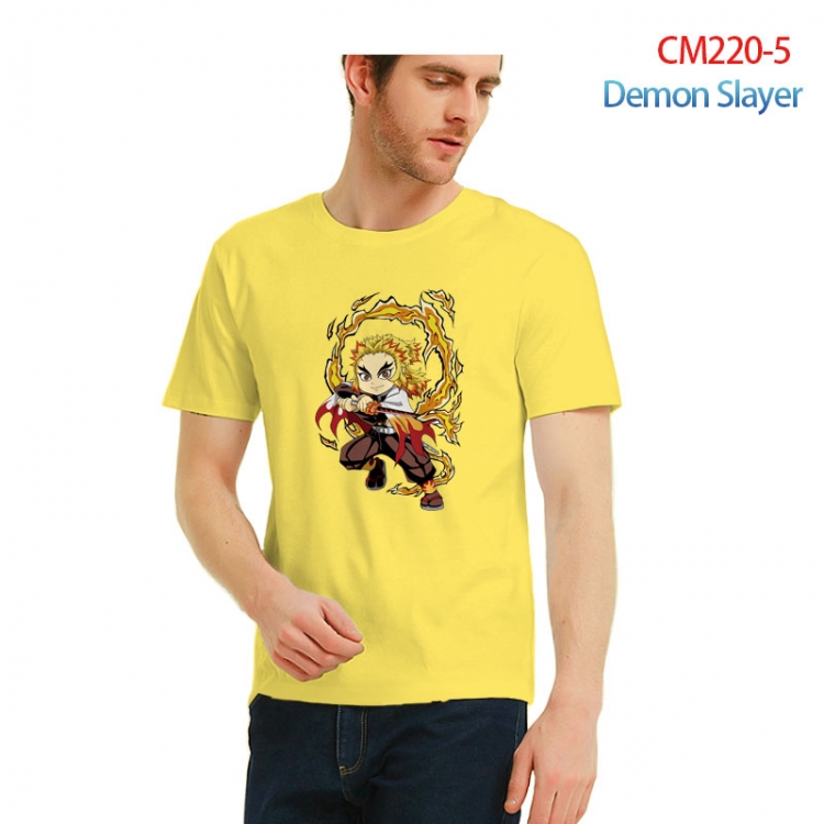 Demon Slayer Kimets Printed short-sleeved cotton T-shirt from S to 3XL  CM220-5