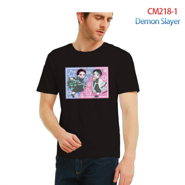 Demon Slayer Kimets Printed short-sleeved cotton T-shirt from S to 3XL  CM218-1