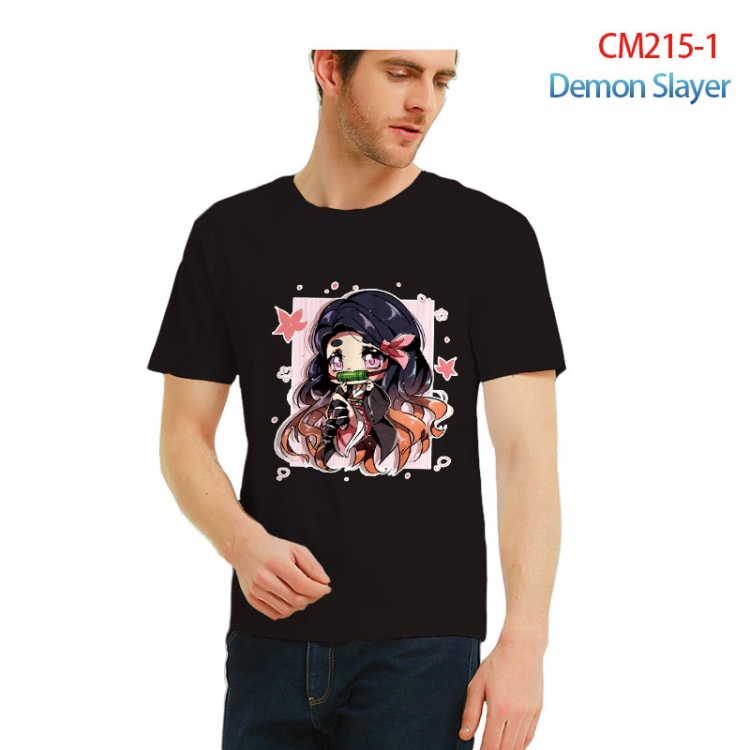 Demon Slayer Kimets Printed short-sleeved cotton T-shirt from S to 3XL  CM215-1