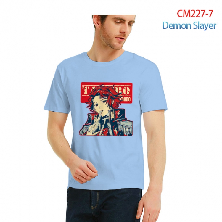 Demon Slayer Kimets Printed short-sleeved cotton T-shirt from S to 3XL  CM227-7