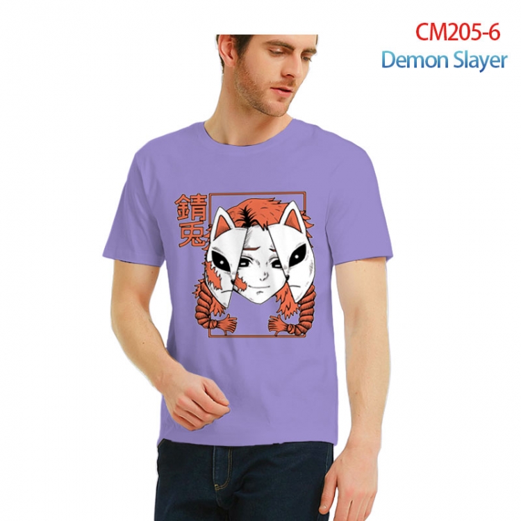 Demon Slayer Kimets Printed short-sleeved cotton T-shirt from S to 3XL  CM205-6