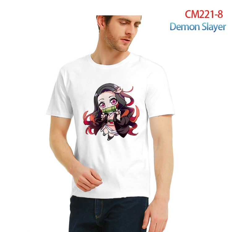 Demon Slayer Kimets Printed short-sleeved cotton T-shirt from S to 3XL  CM221-8