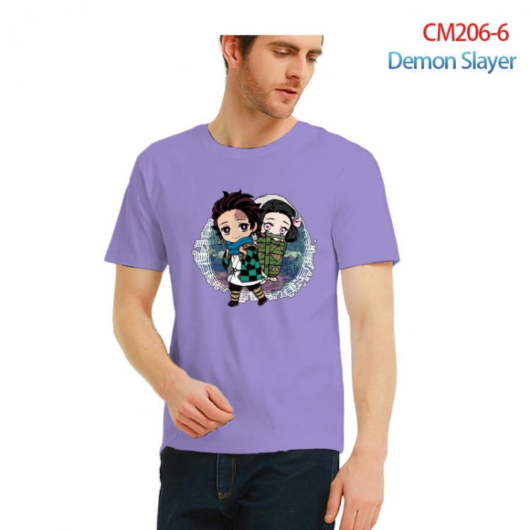 Demon Slayer Kimets Printed short-sleeved cotton T-shirt from S to 3XL  CM206-6