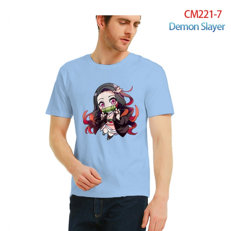 Demon Slayer Kimets Printed short-sleeved cotton T-shirt from S to 3XL  CM221-7