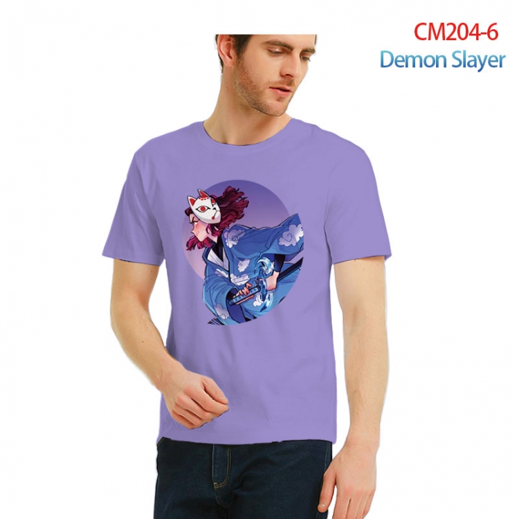 Demon Slayer Kimets Printed short-sleeved cotton T-shirt from S to 3XL  CM204-6