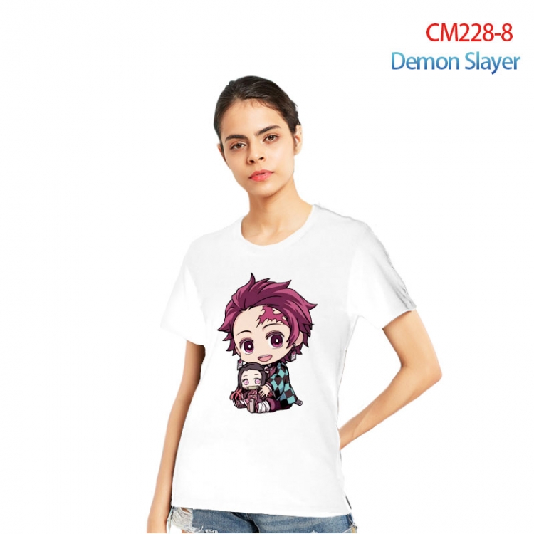 Demon Slayer Kimets Printed short-sleeved cotton T-shirt from S to 3XL  CM228-8